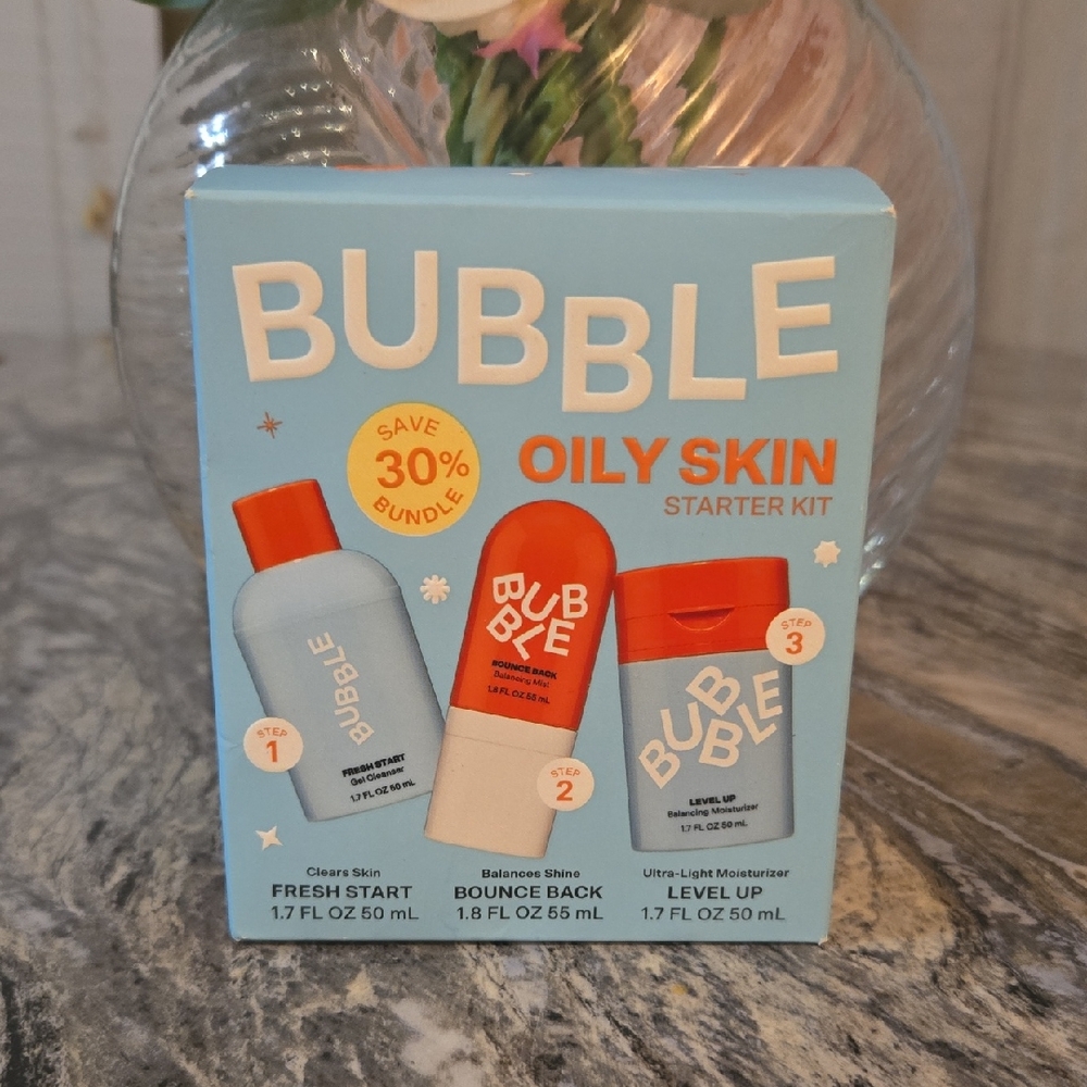 Oily Skin Starter Kit - Blue and Red